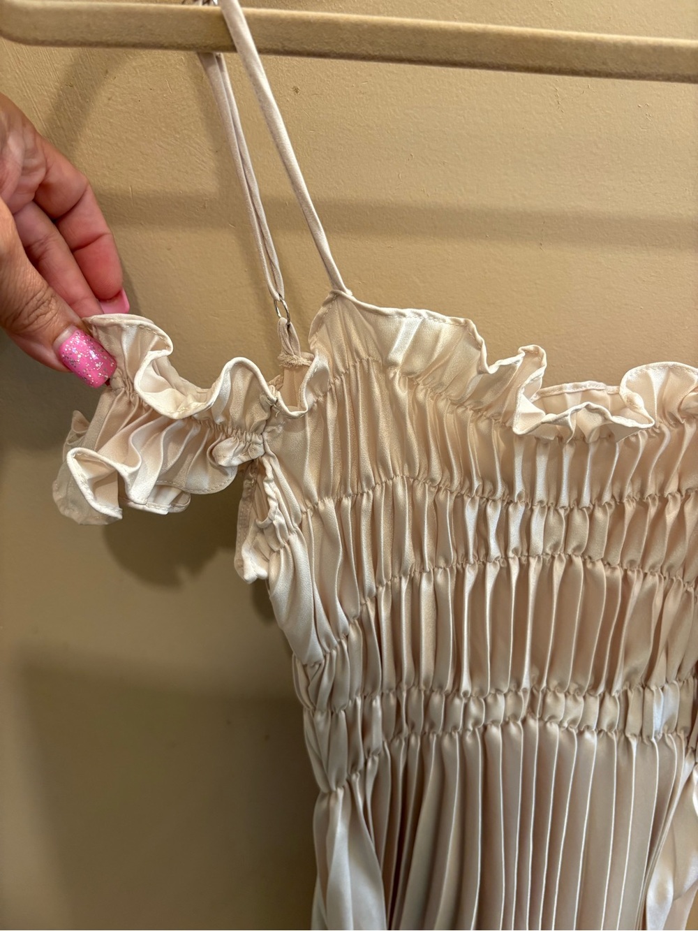 NWOT Georgia Hardinge Siren Dress in Oyster Women’s 10 - Picture 6 of 12